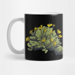 oil painting with plants Mug